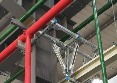 平安该抗震支架的整体式支吊架结构协调性好